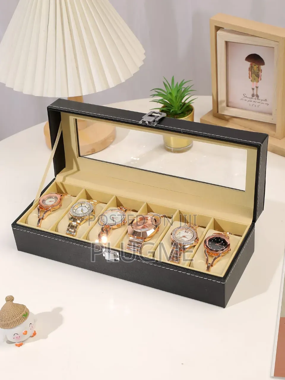 Leather Watch Organiser 6/12 Slots