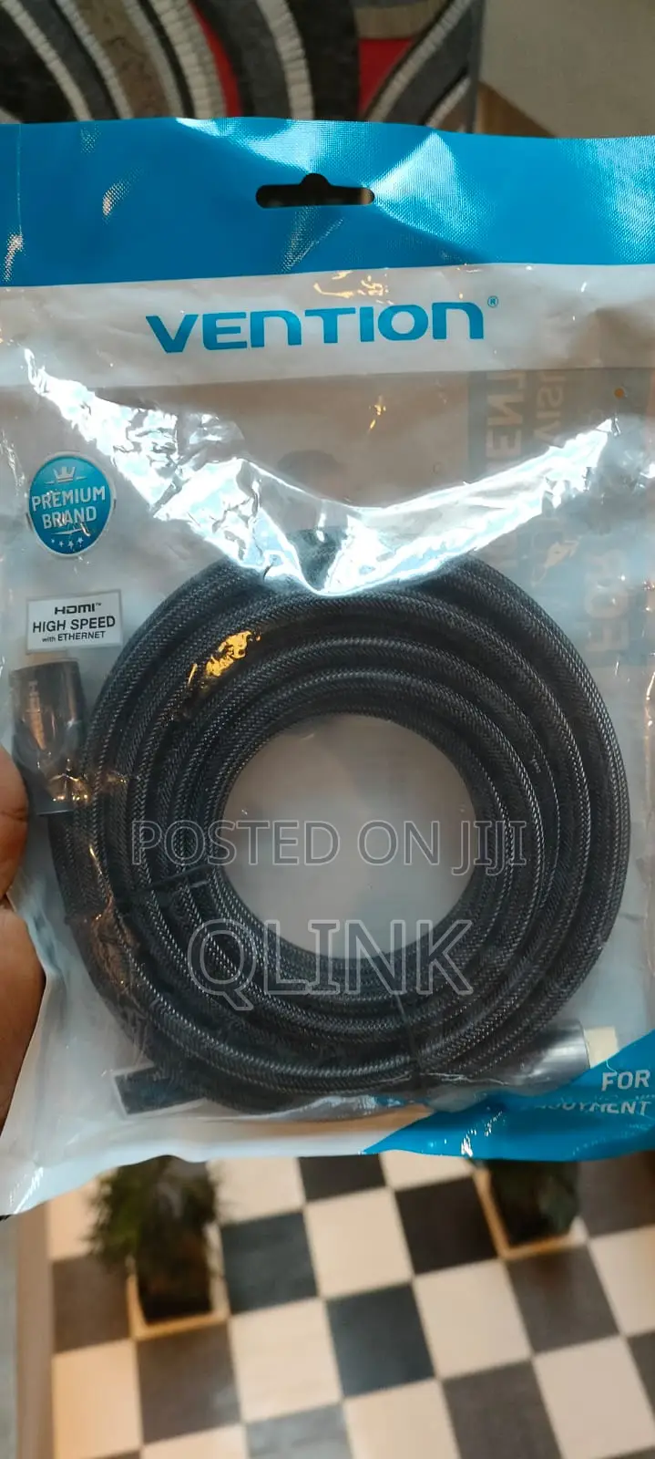 VGA(3+6) Male to Male Cable With Ferrite Cores 5M Black