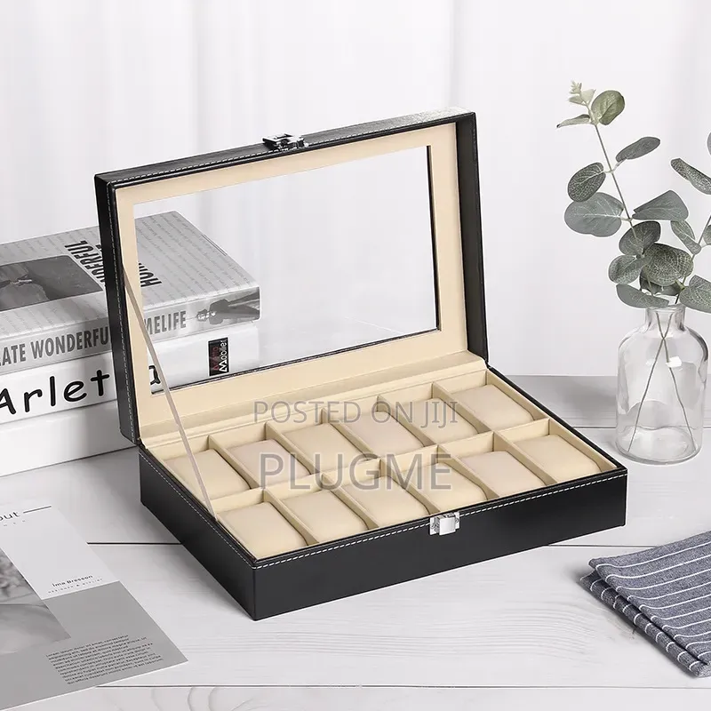 Leather Watch Organiser 6/12 Slots