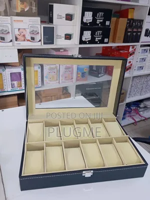 Leather Watch Organiser 6/12 Slots