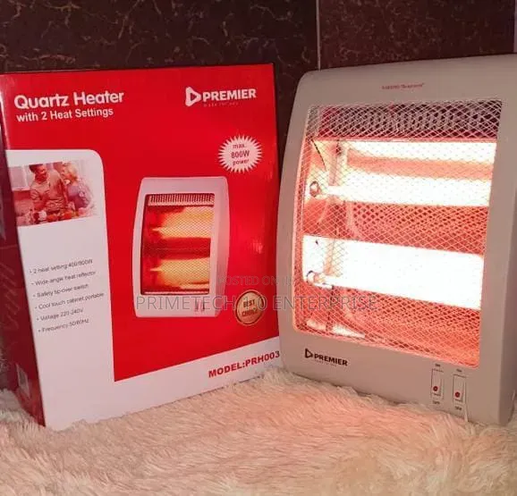 Premier Quartz Electric Heater – 2 Heat Settings