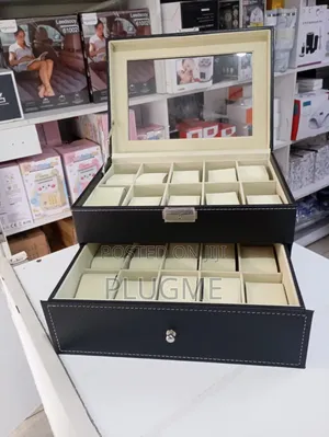 20 Slots Lockable Watch Storage Organizer