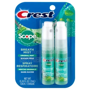 Crest Scope Sugar Free Original Mint Breath Mist