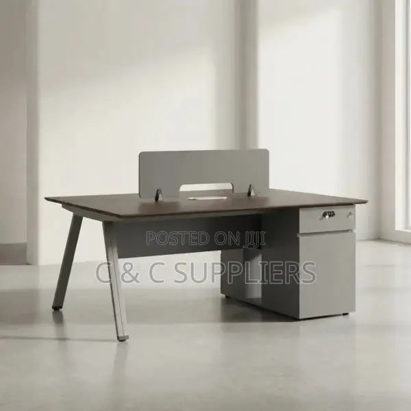 Modern 2-Seater Work Space Desk