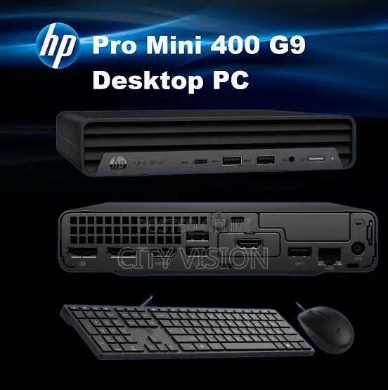 New Desktop Computer HP Pro 400 G9 8GB Intel Core i5 SSD 512GB