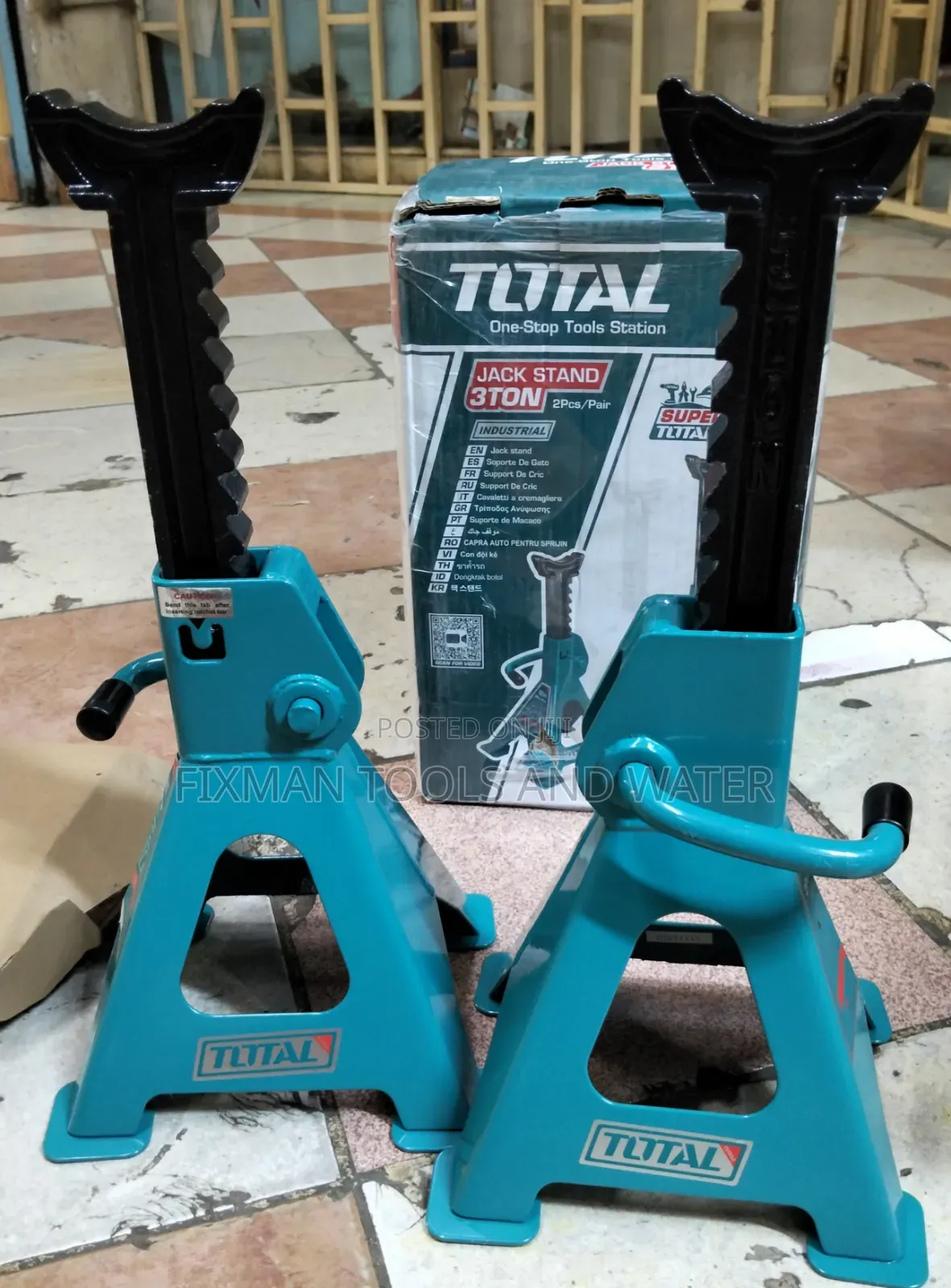 Total Technical Automotive Support 3ton Jack Stand Set