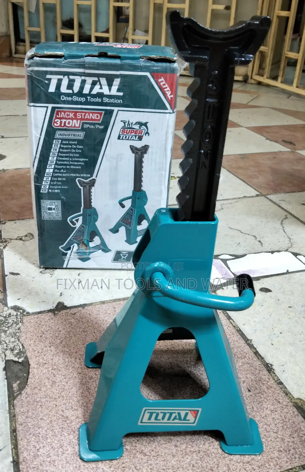 Total Technical Automotive Support 3ton Jack Stand Set