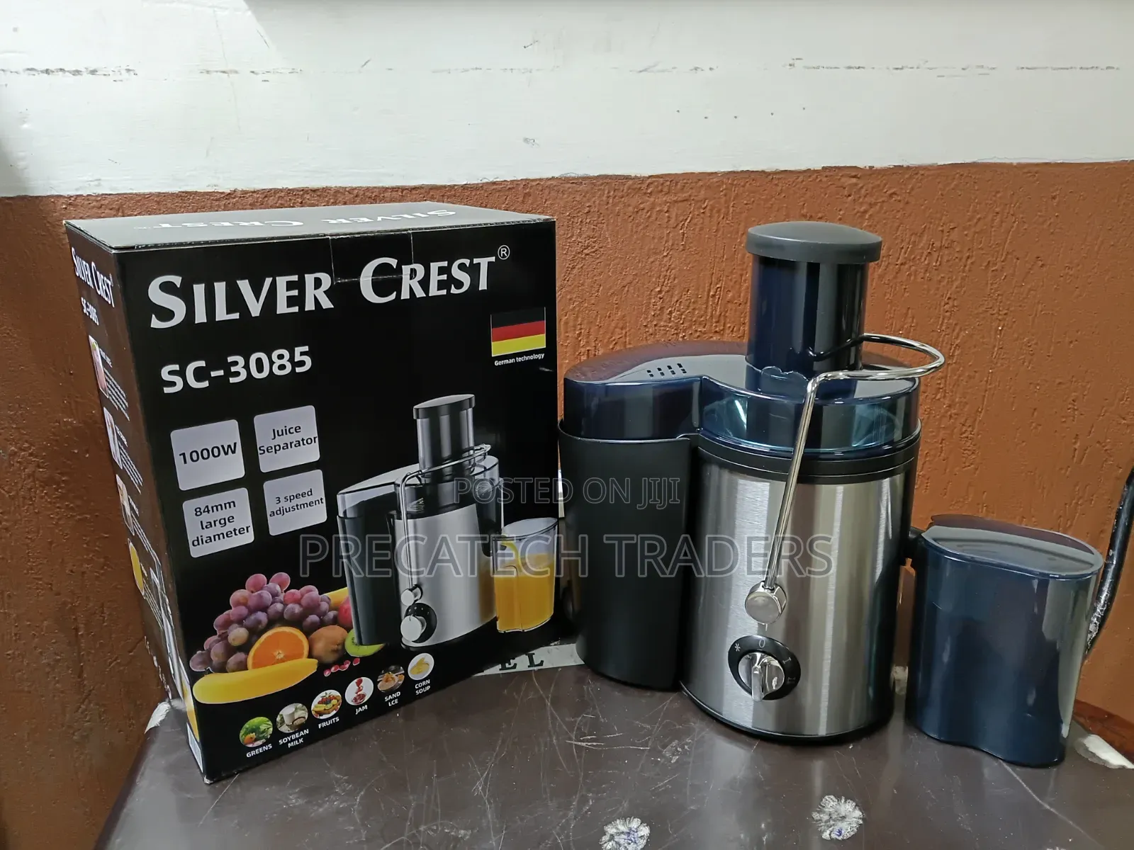 Silver Crest Juice Extractor With 3 Speed Settings