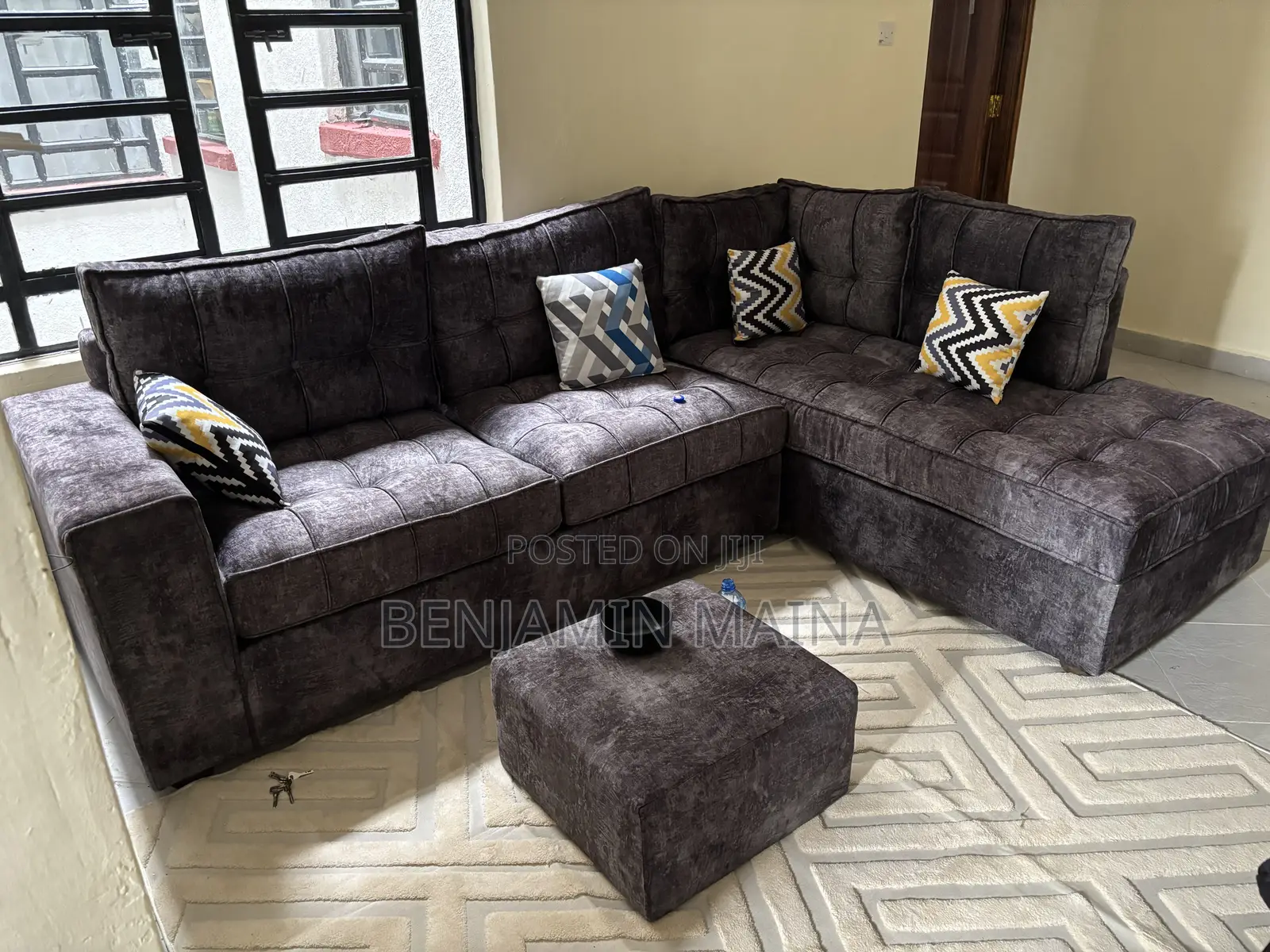 5 Seater Grey Couch