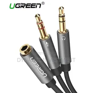 Ugreen 3.5mm Female to 2 Male 3.5mm Mic Audio Y Splitter Cable