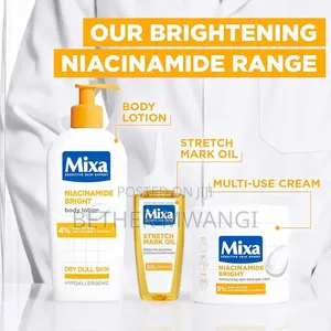 Mixa Body Lotion Niacinamide Bright for Dry Dull Skin Radiance
