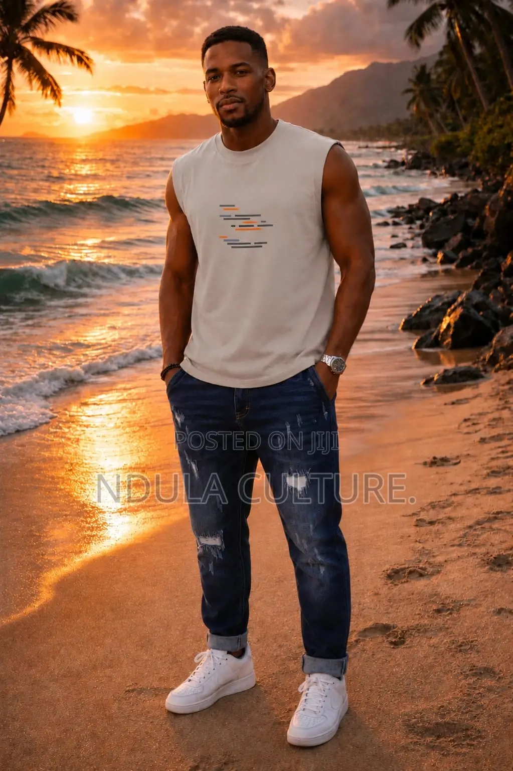 Cotton Sleeveless Tshirts // Vests