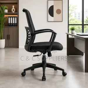 Medium Back Ergonomic Staff Chair.