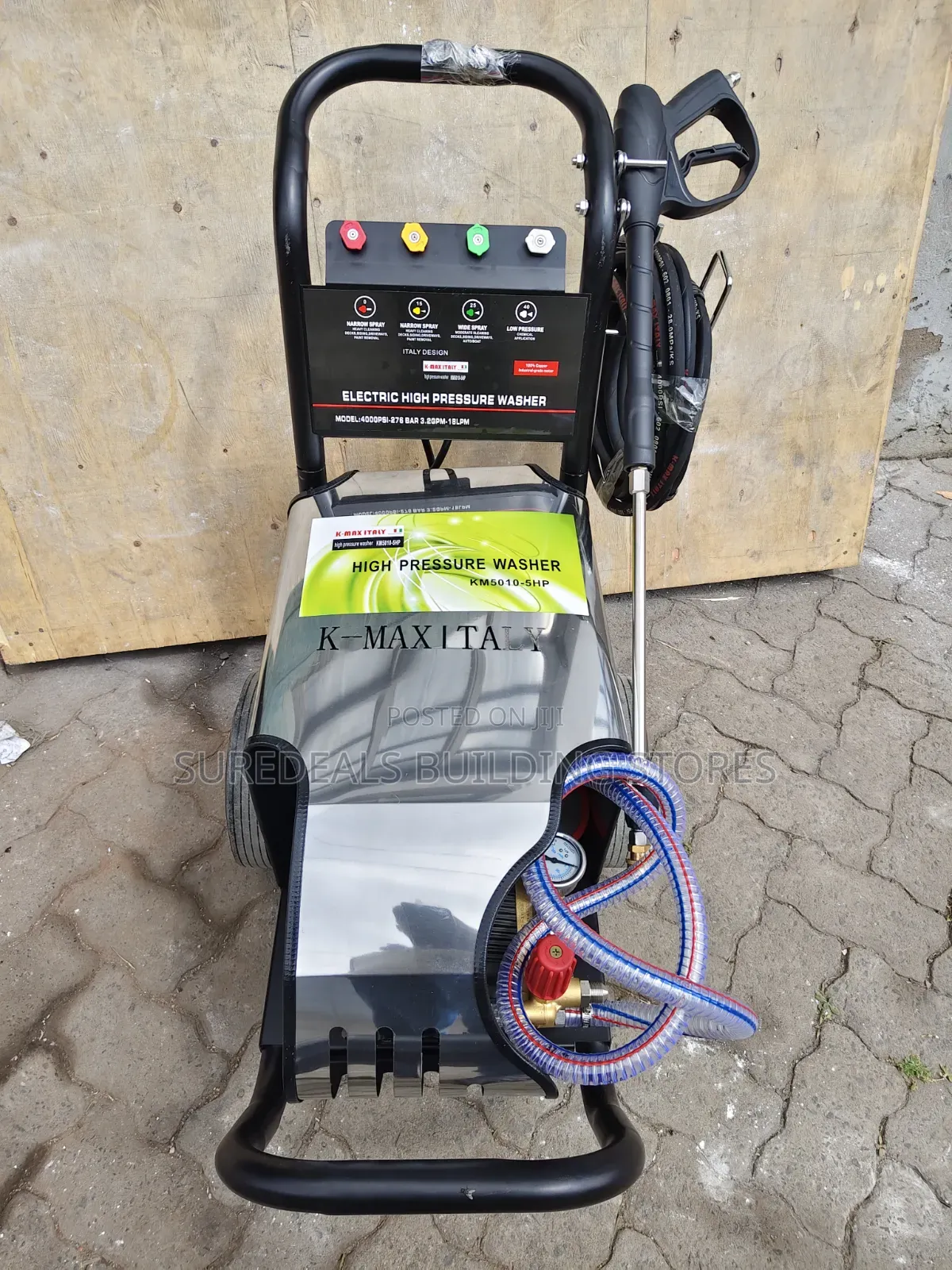 K-Max Italy 4000Psi Electric High Pressure Washer