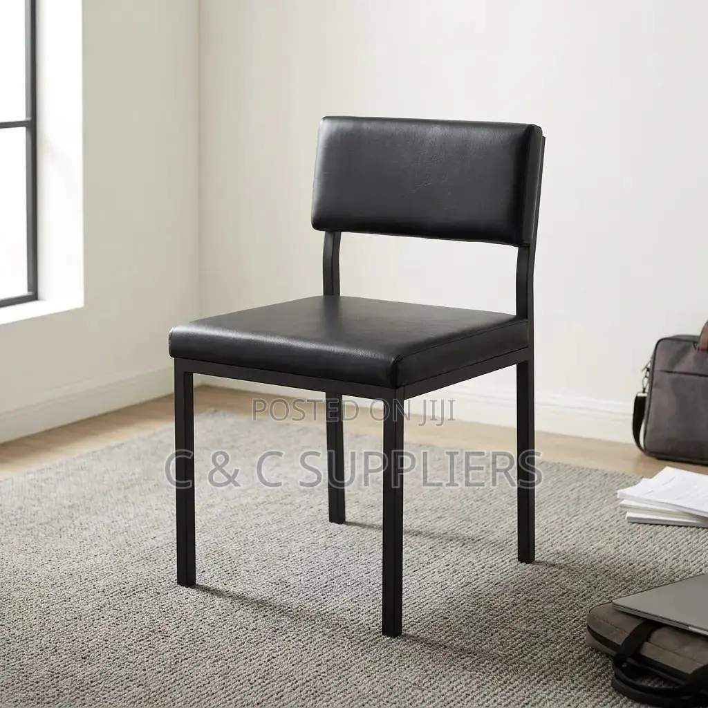 Armless Catalina Leather Boardroom Chair.