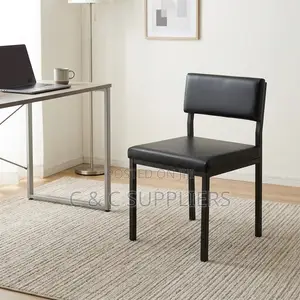 Armless Catalina Leather Boardroom Chair.