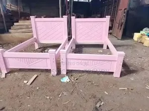Pink Wooden Bed 4by6