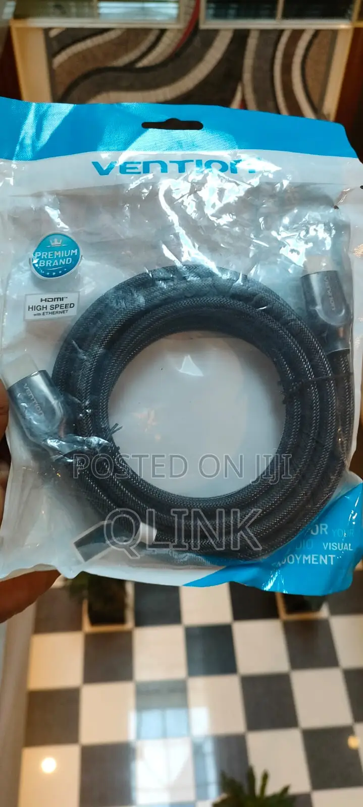Vention HDMI-A Male to DP Male HD Cable 1.5M Black