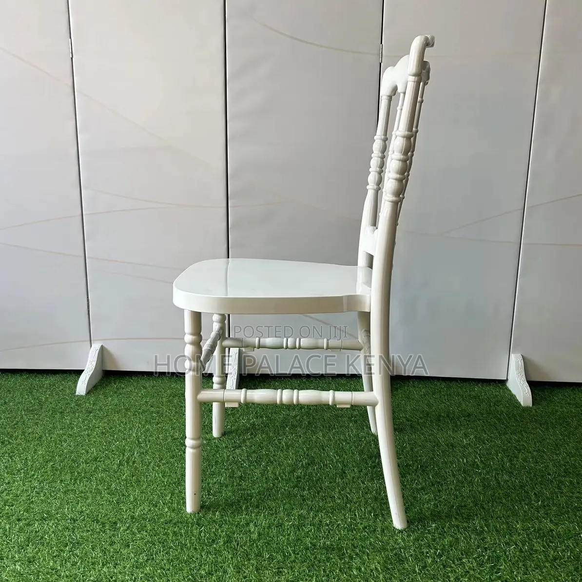 Outdoor Chair: White Ibiza Napoleon Event Chair