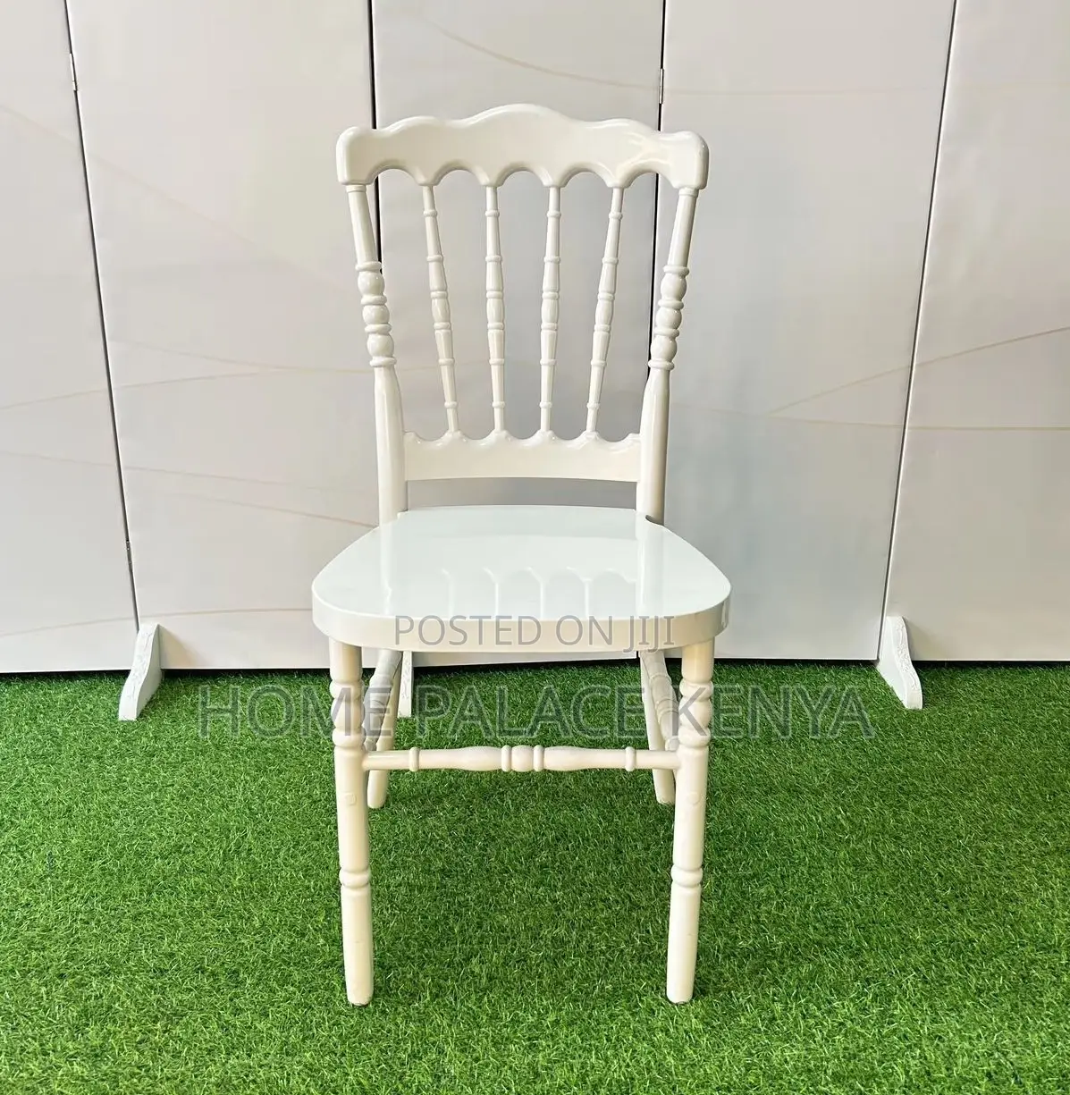 Outdoor Chair: White Ibiza Napoleon Event Chair