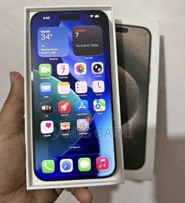 Apple iPhone 15 Pro Max 256 GB Silver - main view