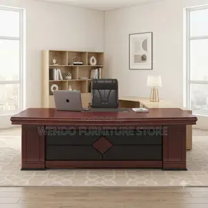 Office Desk; 1.8 Meters Executive Mahogany Stable Desk