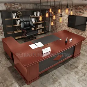 Office Desk; 1.8 Meters Executive Mahogany Stable Desk