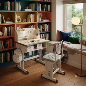 Home Desk; Adjustable Learners Table With Drawer