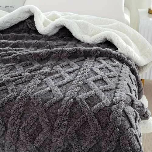 Sherpa Fleece Throw Blankets