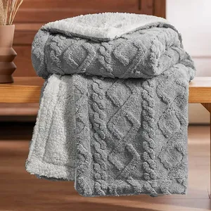 Sherpa Fleece Throw Blankets