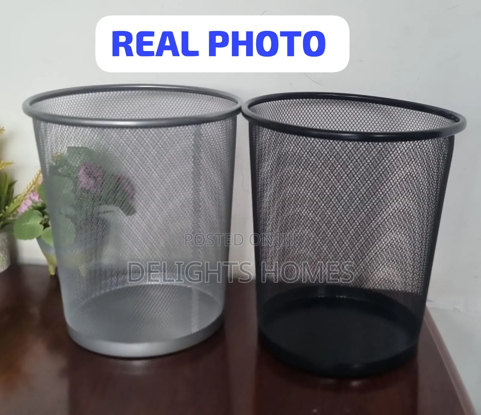 9L Metallic Mesh Dust Bin_ny