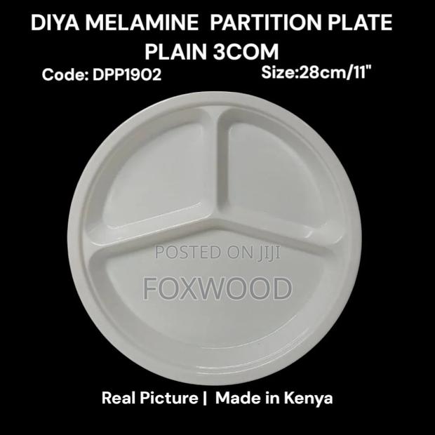 Melamine Partition Plate – 3 Compartments - thumbnail 2