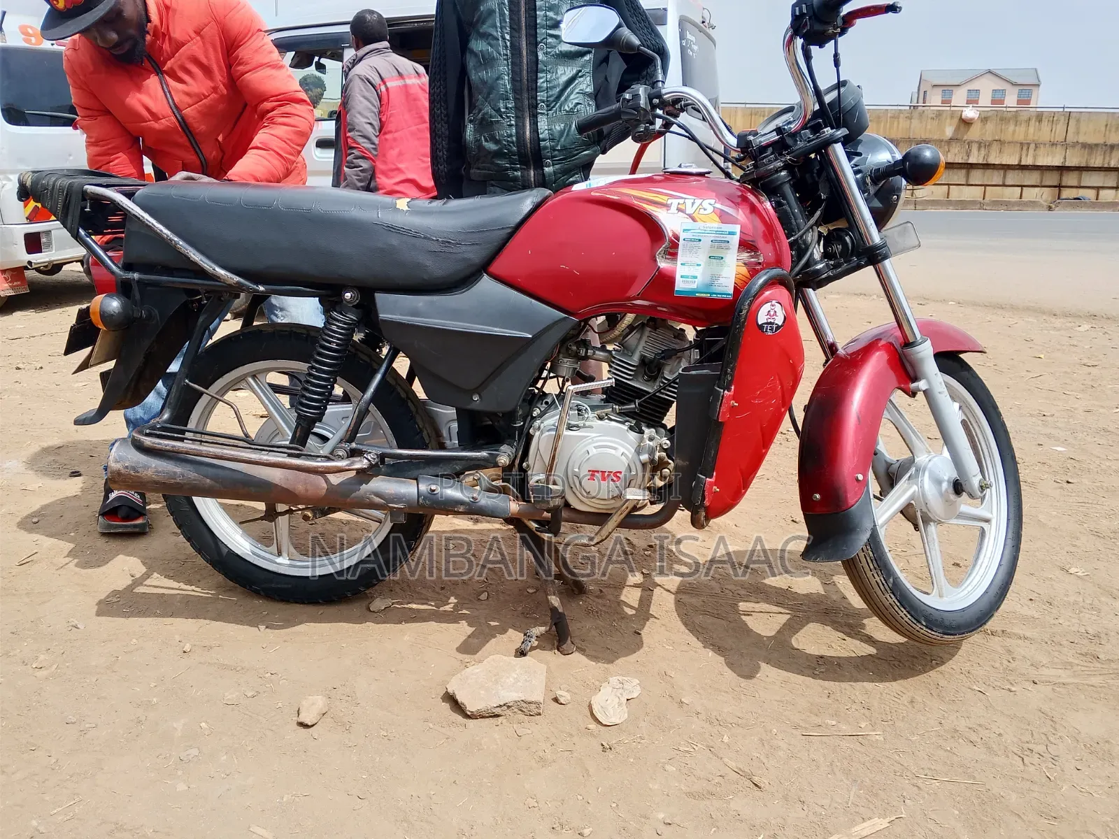 TVS XL 100 2024 Red