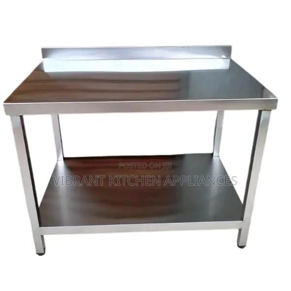 Stainless Steel Kitchen Prep Table - main view