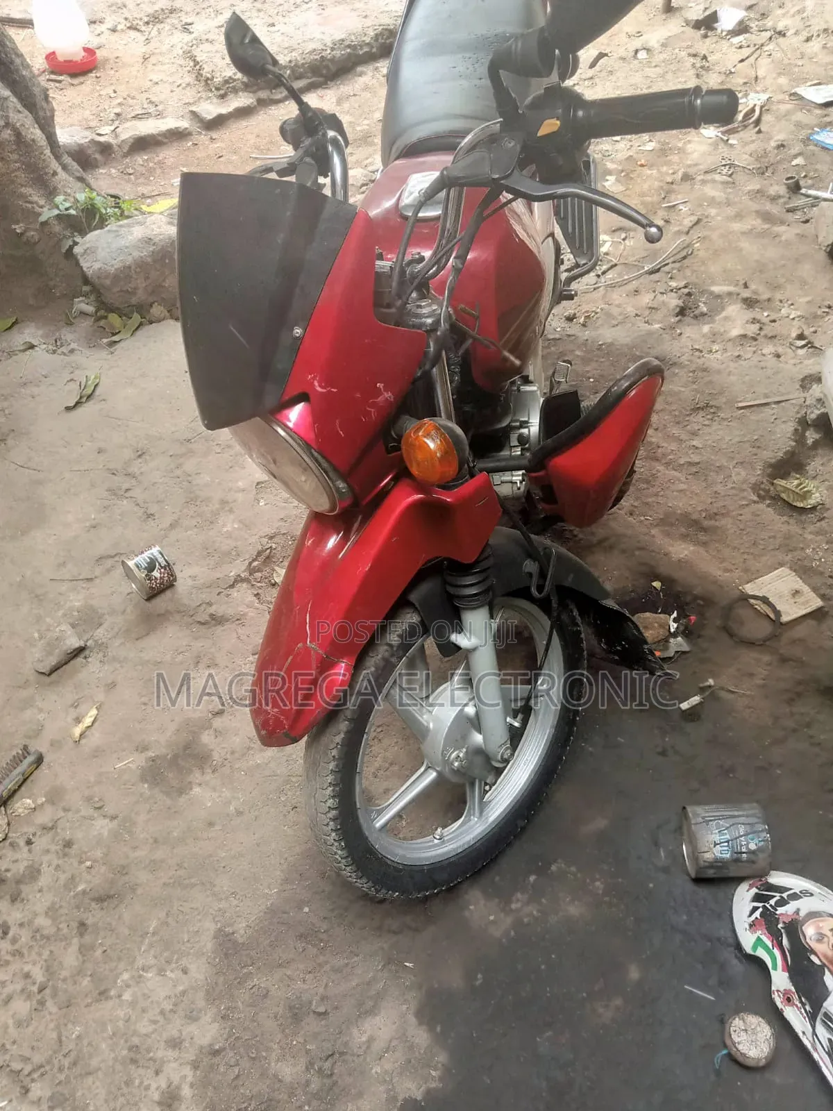 TVS HLX Plus ES 2023 Red
