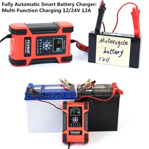 Intelligent Car Battery Charger:Lithium, Lead-Acid, Calcium Etc