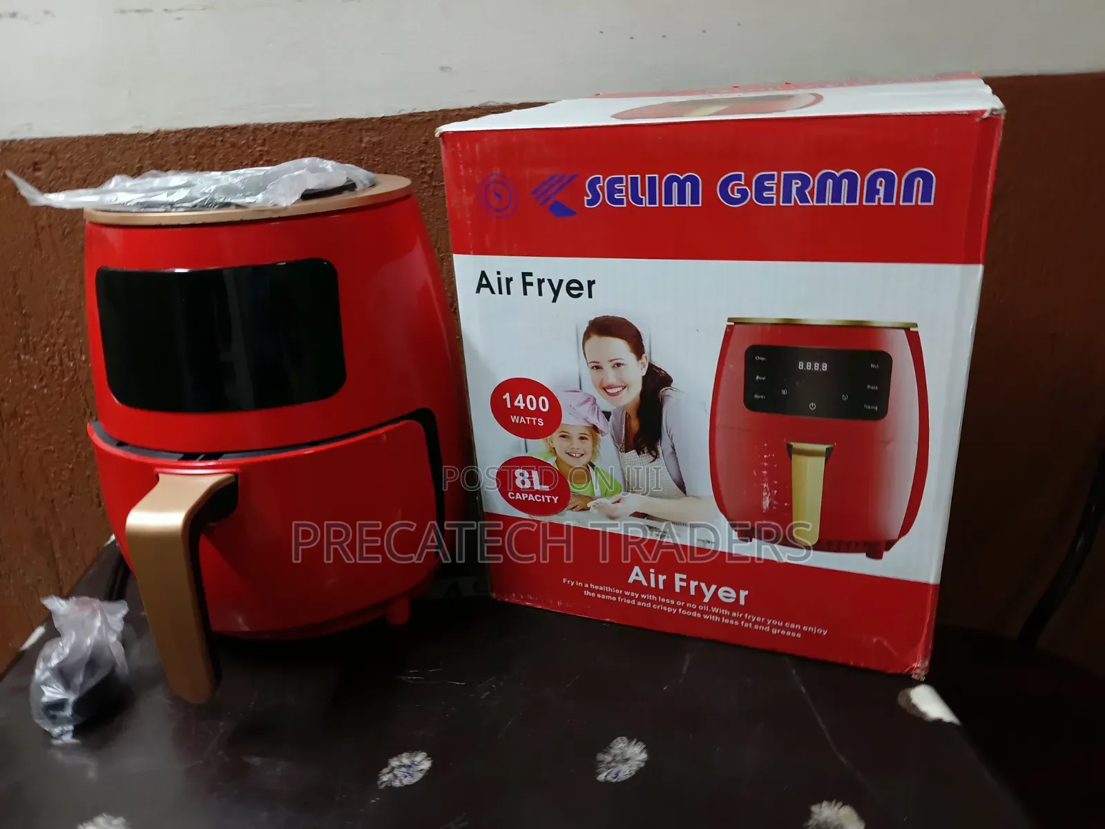 Selim German Digital Air Fryer – 8 Litre Capacity