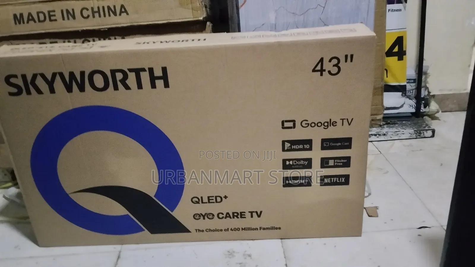 Skyworth 43" QLED Frameless Smart TV