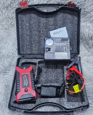 High Power Car Jump Starter With Air Compressor Power Bank