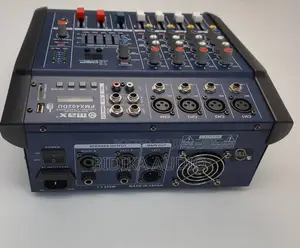 Max PMX402DU 2 X 250W 4-Channel Professional Mixer With Bluetooth