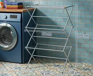 Drying Rack Stainless Steel Clothes Foldable Drying Rack for Balcony