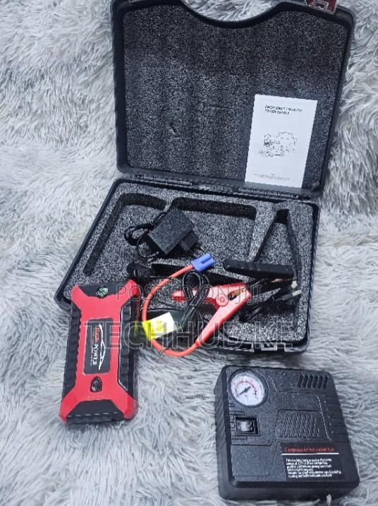 Multi-Function Car Jump Starter With Tyre Inflator LED Light - thumbnail 2