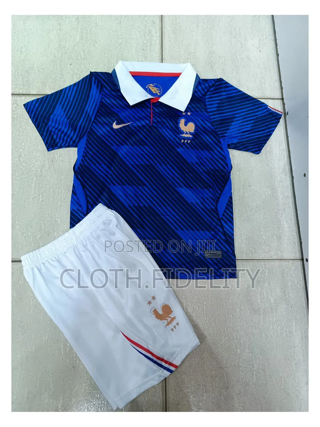 France Home World Cup Kids Jersey 2026.