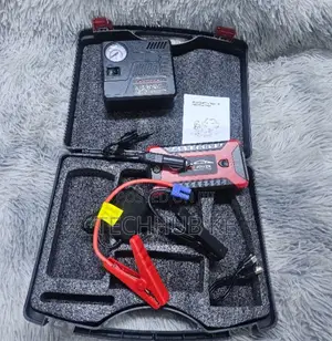 Portable Car Battery Jump Starter With Air Pump for 12V Vehicles
