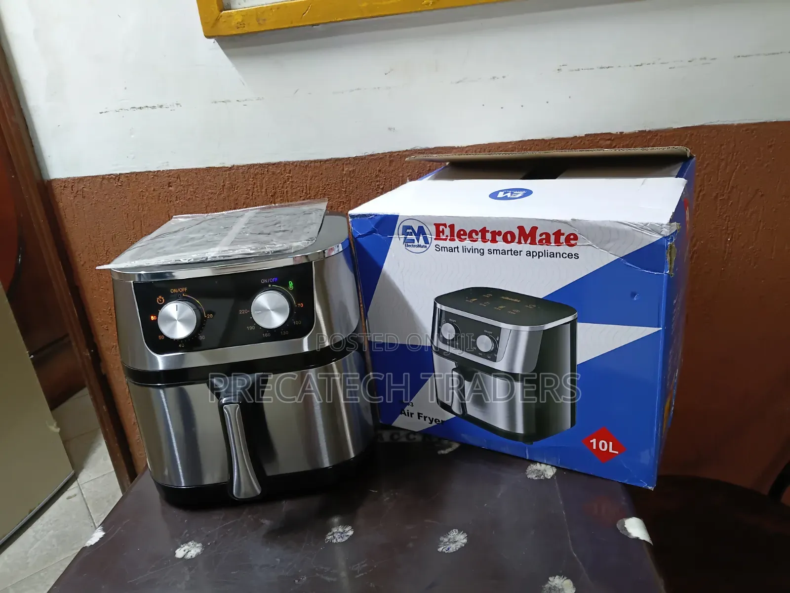 ElectroMate 10L Air Fryer – Brand New