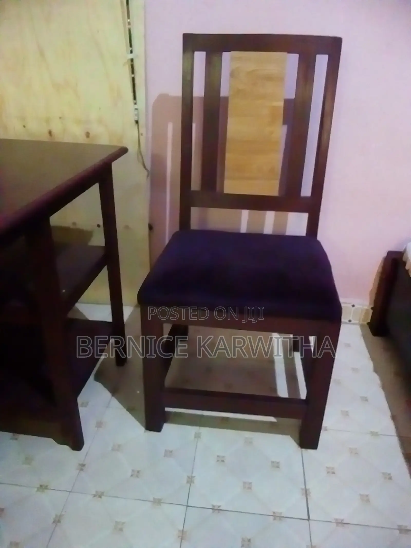 Wooden Study/Work Desk With 1 Matching Chair