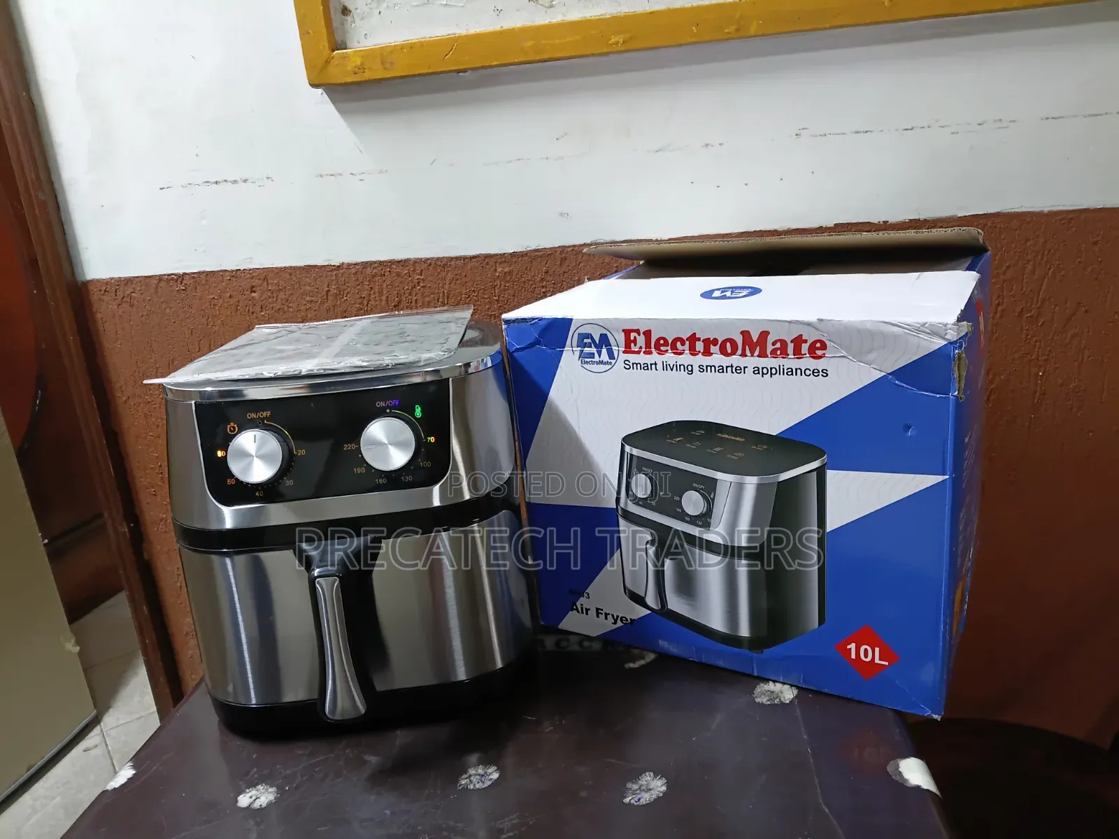 ElectroMate 10L Digital Air Fryer – Oil-Free Cooking