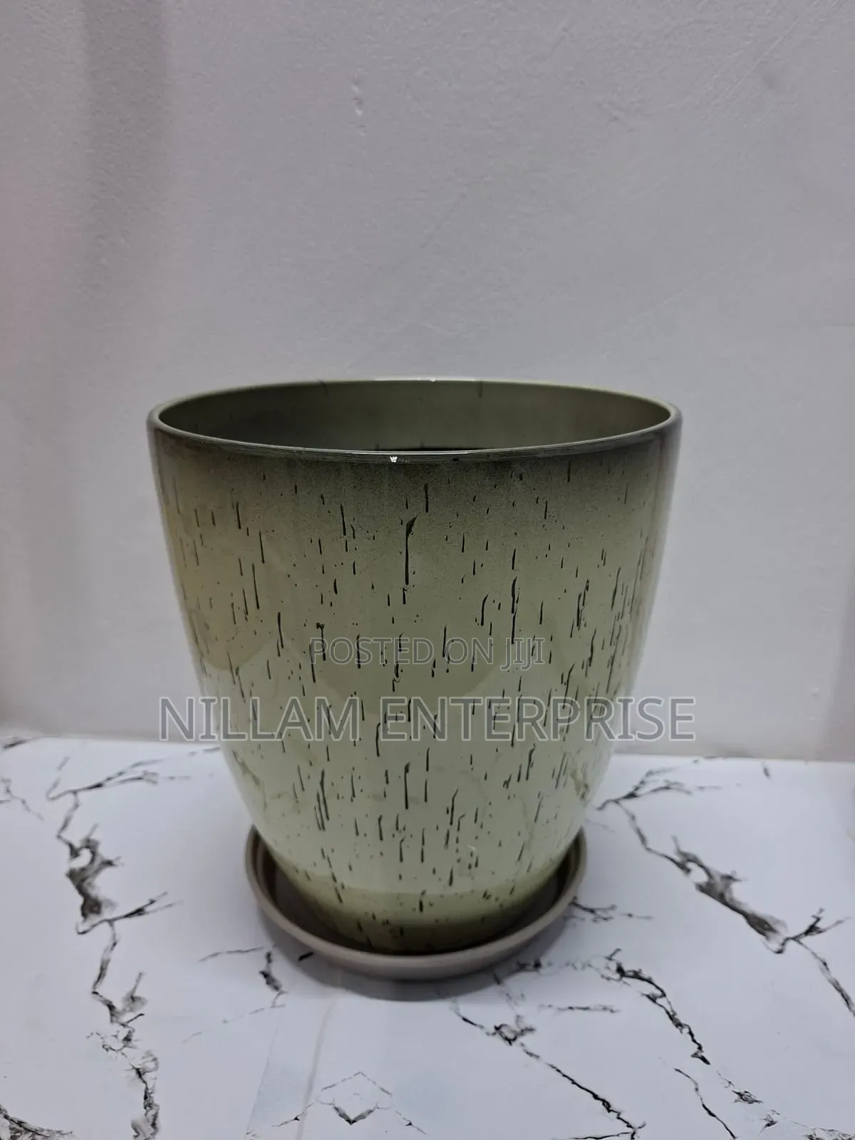 PP Glazed Decor Flower Pots