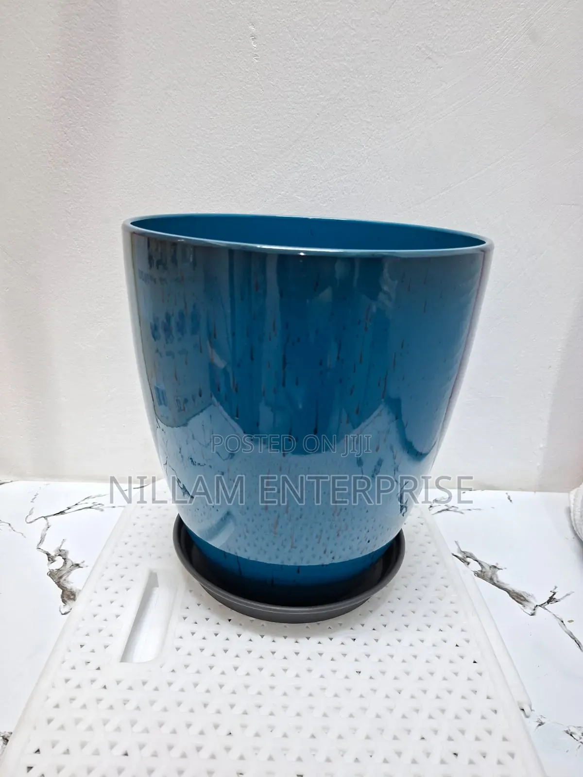 PP Glazed Decor Flower Pots