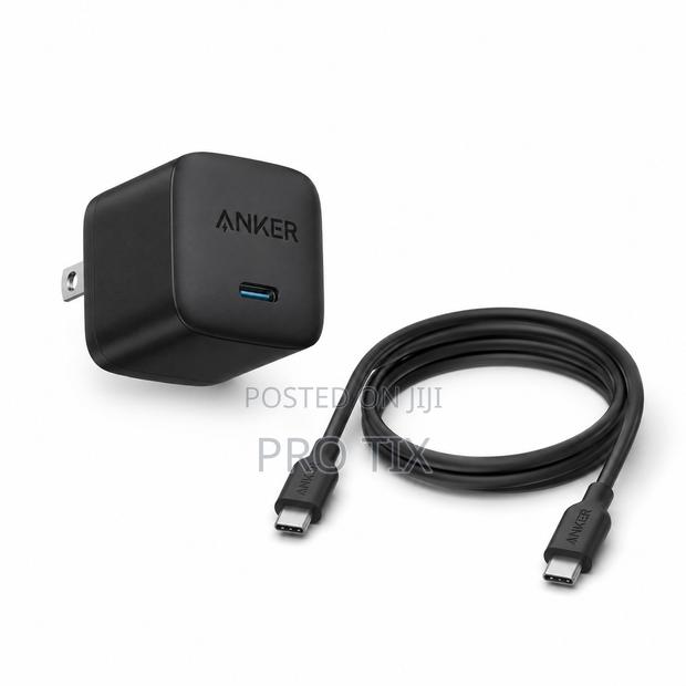 Anker Anker Nano Charger (45w) With USB-C Cable Black